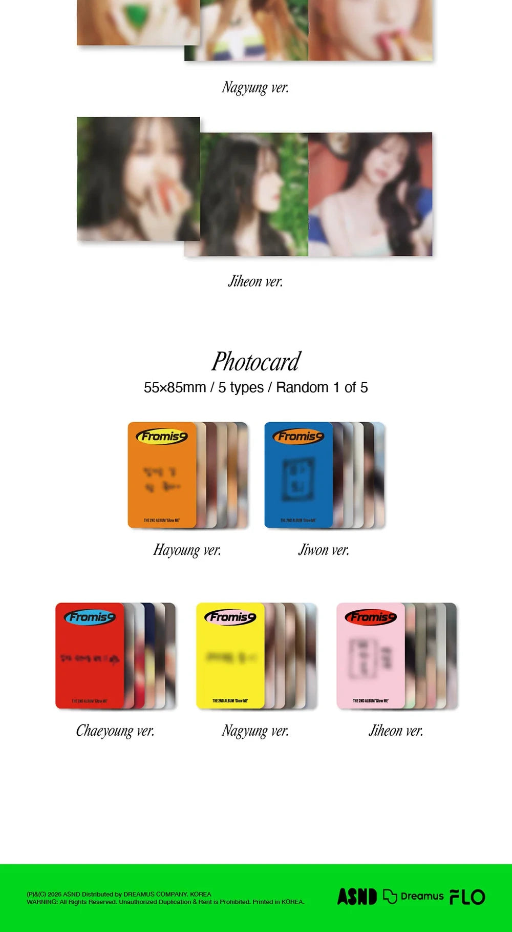 fromis_9 - 2nd Album 'Glow ME' (Fruit ver.)