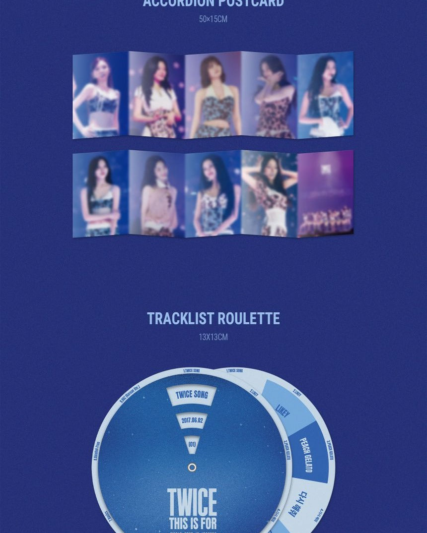 TWICE - 'THIS IS FOR' WORLD TOUR IN INCHEON Blu-Ray + Ticket POB
