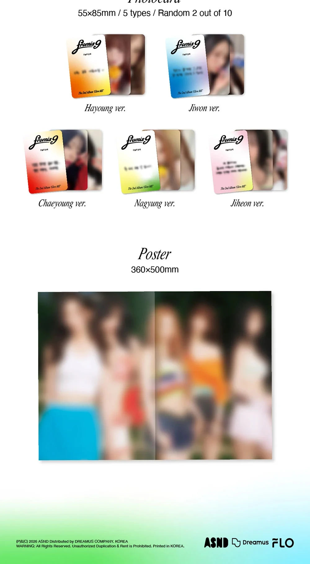 fromis_9 - 2nd Album 'Glow ME' (Glow ver.)