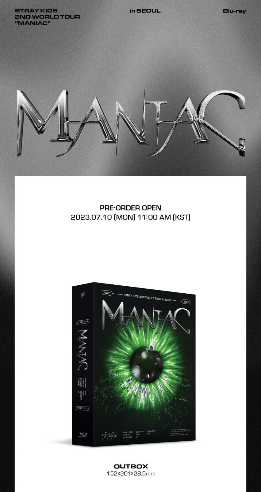 Stray Kids - 2nd World Tour 'MANIAC' in SEOUL (Blu-Ray) + POB