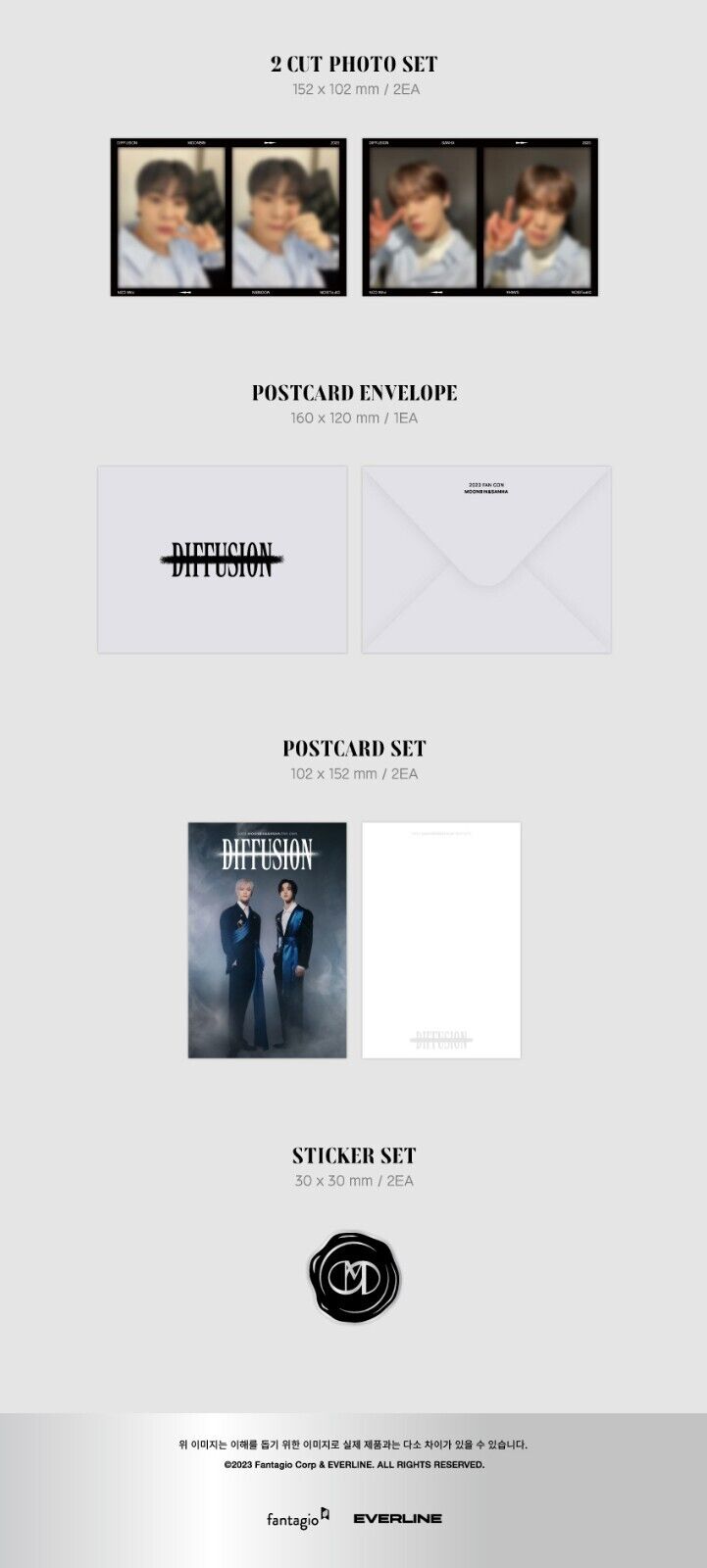 [FINAL SALE] ASTRO - MOONBIN&SANHA - 2023 FAN CON 'DIFFUSION' (USB Version)