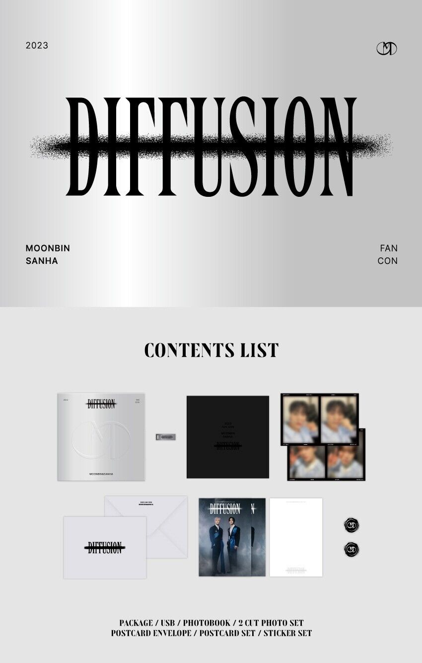 [FINAL SALE] ASTRO - MOONBIN&SANHA - 2023 FAN CON 'DIFFUSION' (USB Version)