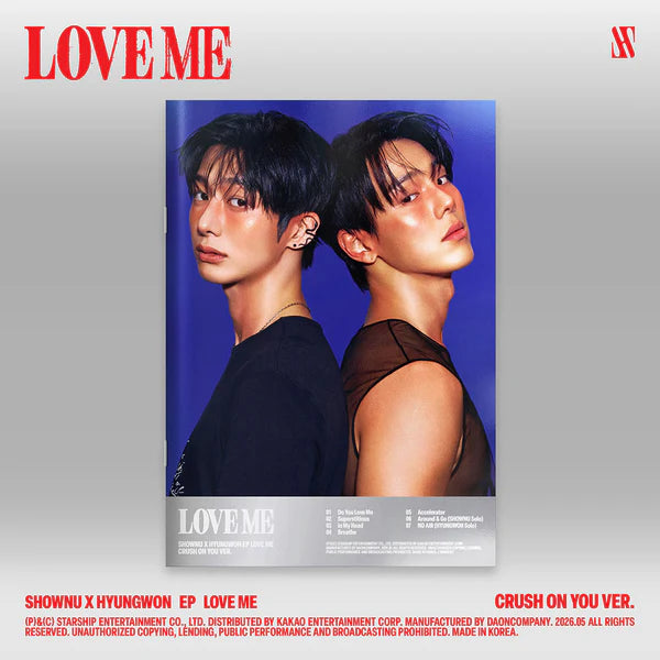 MONSTA X - SHOWNU X HYUNGWON - EP 'LOVE ME'