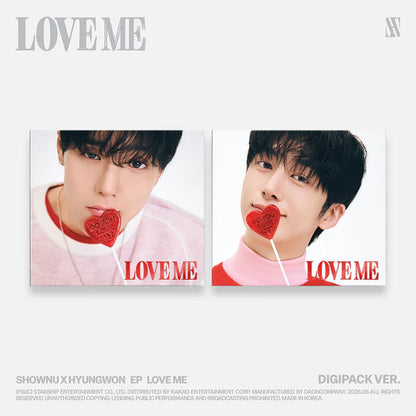MONSTA X - SHOWNU X HYUNGWON - EP 'LOVE ME' (DIGIPACK Ver.)