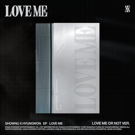 [PRE-ORDER] MONSTA X - SHOWNU X HYUNGWON - EP 'LOVE ME'