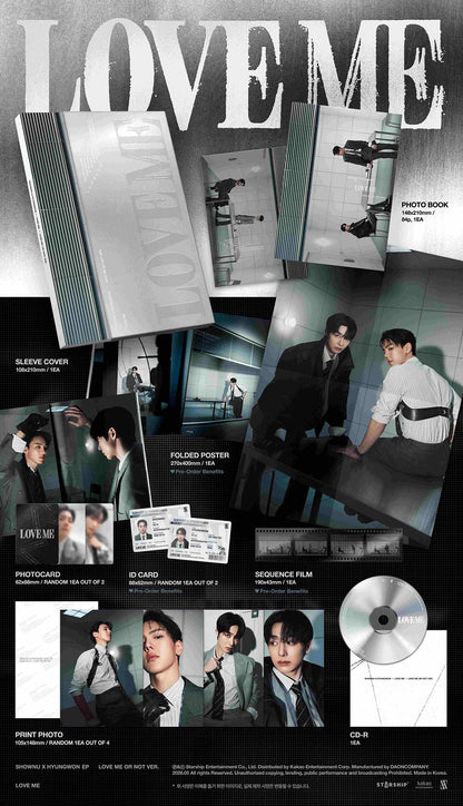 MONSTA X - SHOWNU X HYUNGWON - EP 'LOVE ME'