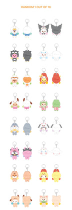 [PRE-ORDER] STRAY KIDS - SKZOO X SANRIO CHARACTERS MD - Secret Flocked Figure Keyring (Cheer Up ver.) (RANDOM)