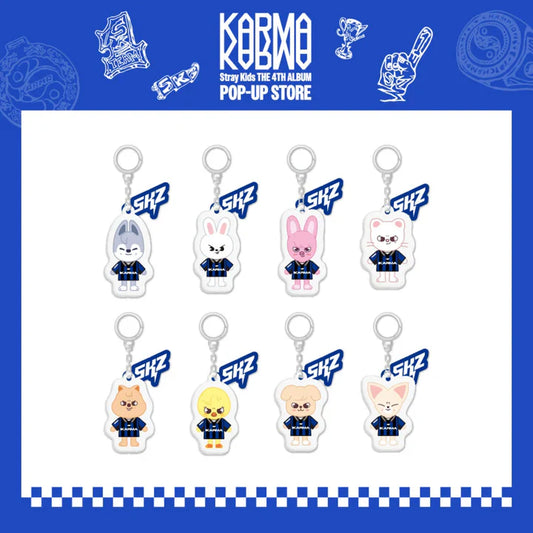 [PRE-ORDER] STRAY KIDS - 'KARMA' POP-UP MD - SKZOO YIN-YANG KEYRING