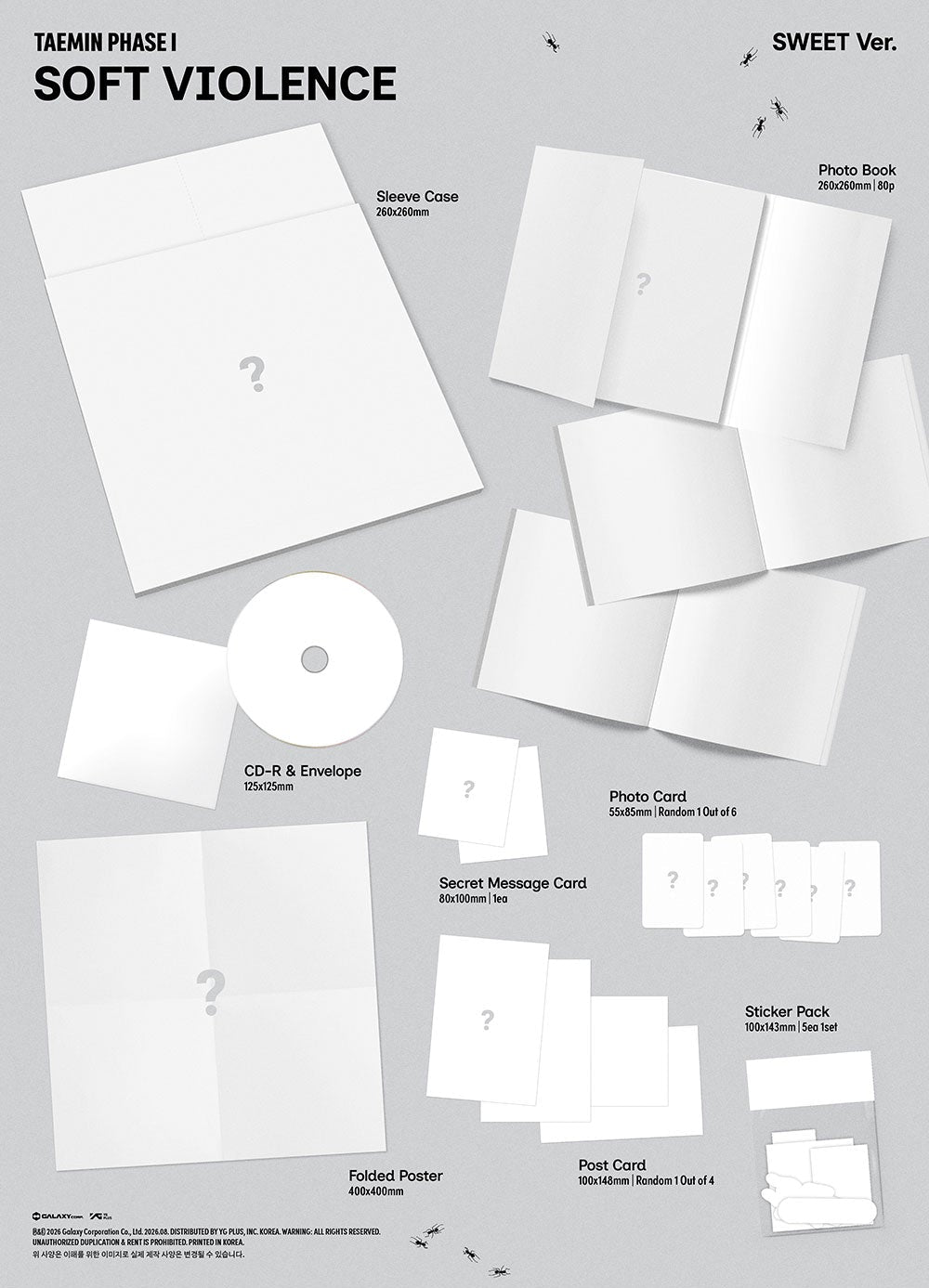 [PRE-ORDER] TAEMIN - 'PHASE 1 : Soft Violence' (Photobook ver.) + Apple Music Photocard POB