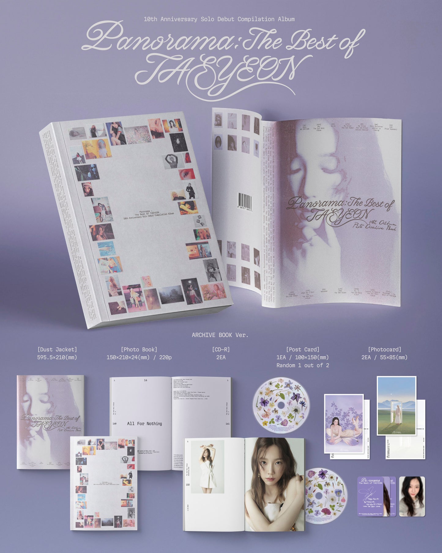 TAEYEON - 'Panorama : The Best of TAEYEON' (ARCHIVE BOOK ver.)