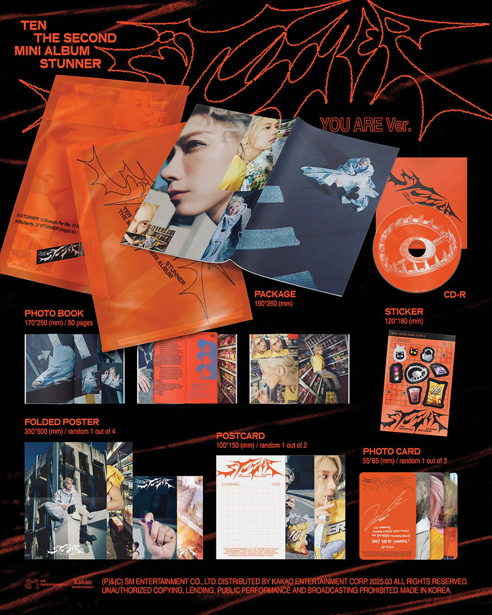 TEN - 2nd Mini-Album 'STUNNER' (YOU ARE Version)