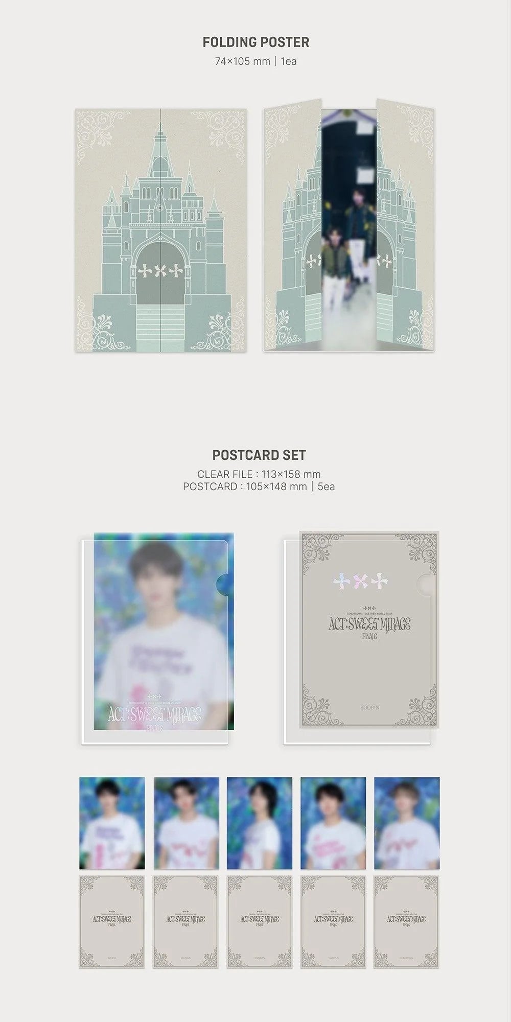 TXT - 'WORLD TOUR < ACT : SWEET MIRAGE > FINALE' (Digital Code Version) + POB Group Image Ticket