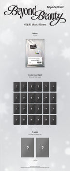 tripleS - msnz - 'Beyond Beauty' (Objekt Music Album ver.) + Kpop2gether Photocard POB