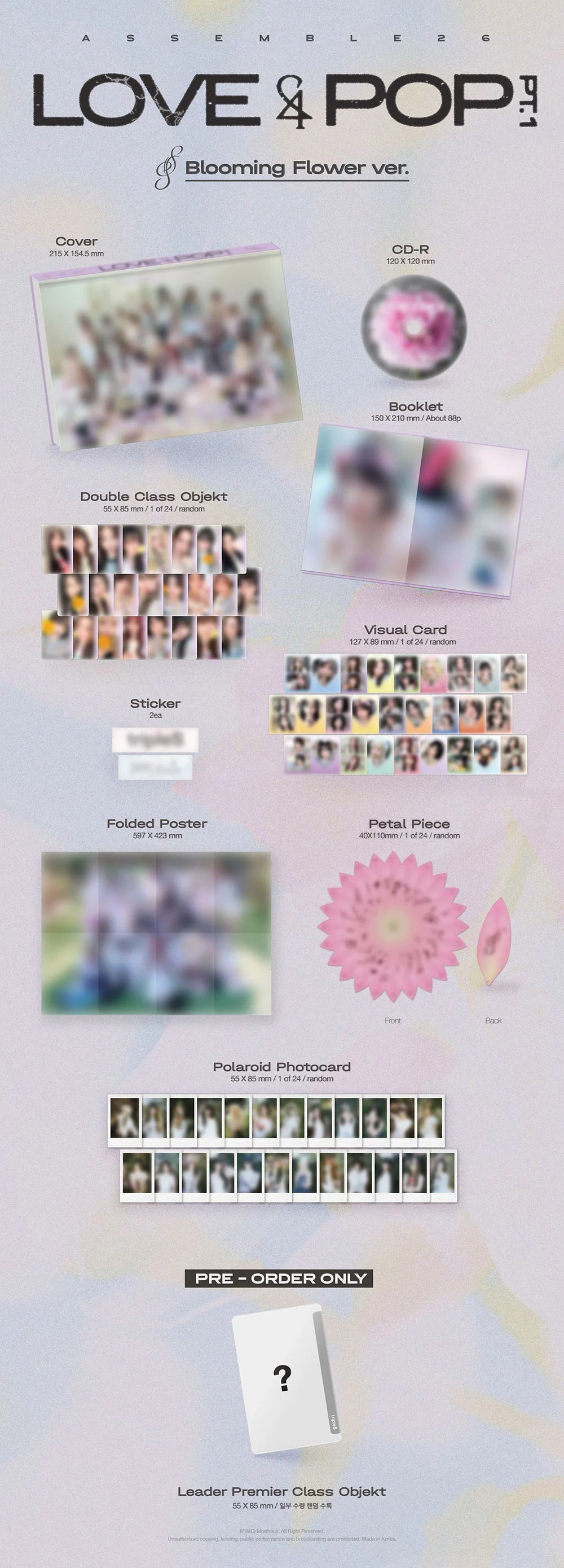 tripleS - 3rd Album 'LOVE&POP pt.1' (Standard ver.)