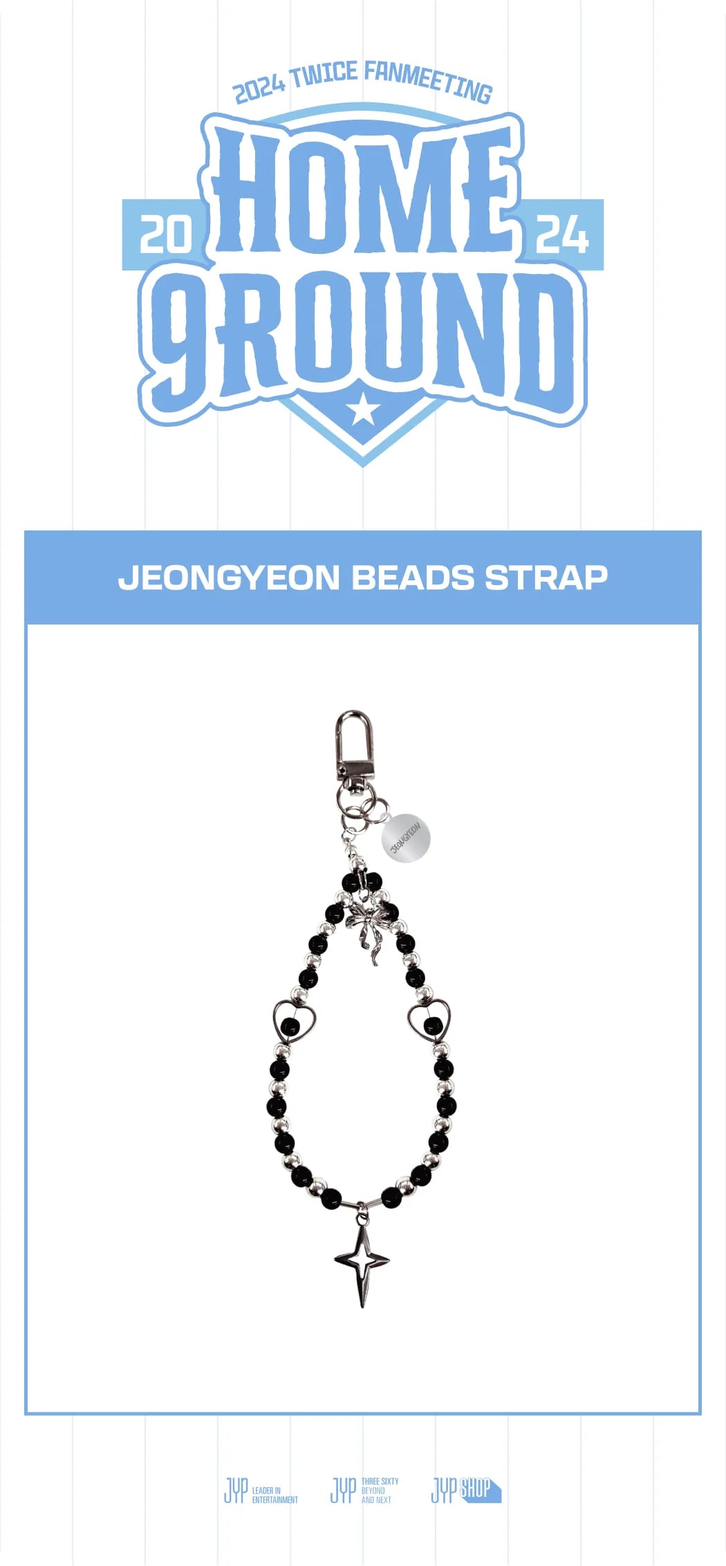 [PRE-ORDER] TWICE - 2024 'HOME 9ROUND' Official Fanmeet MD - JEONGYEON Beads Strap