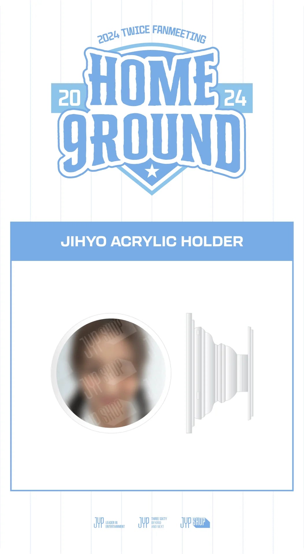 [PRE-ORDER] TWICE - 2024 'HOME 9ROUND' Official Fanmeet MD - JIHYO Acrylic Holder