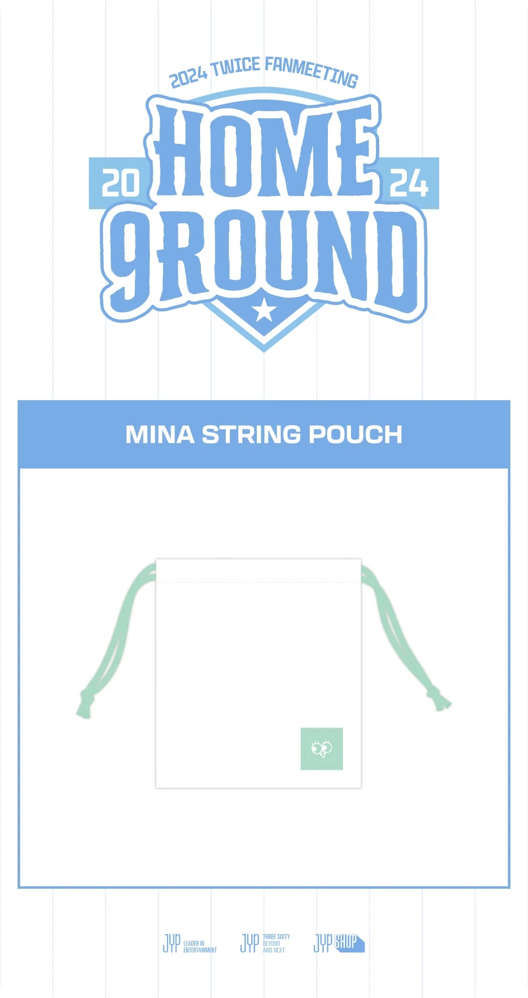 [PRE-ORDER] TWICE - 2024 'HOME 9ROUND' Official Fanmeet MD - MINA String Bag