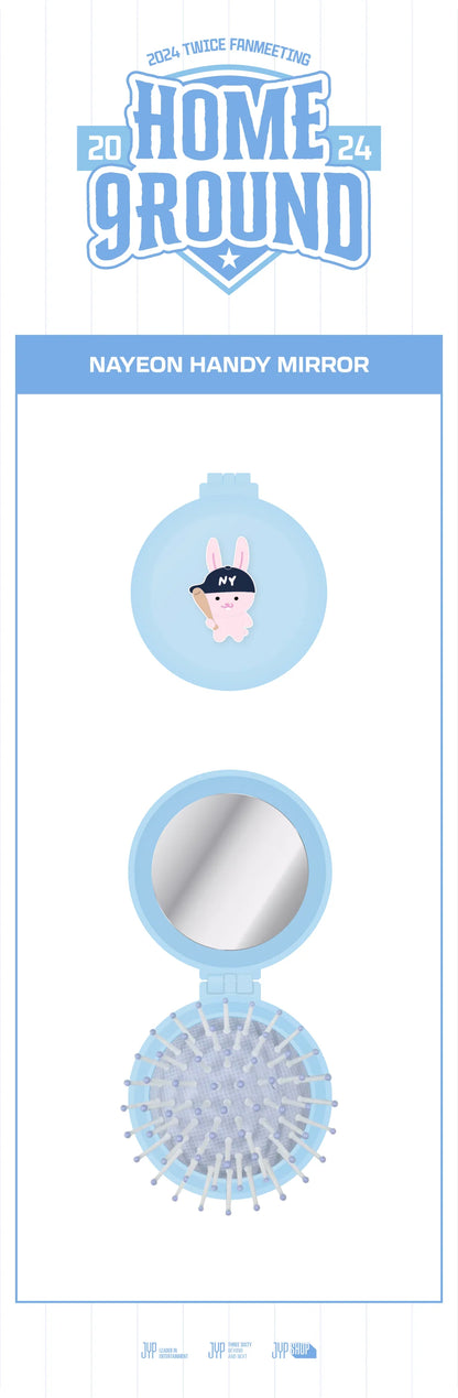 [PRE-ORDER] TWICE - 2024 'HOME 9ROUND' Official Fanmeet MD - NAYEON Handy Mirror