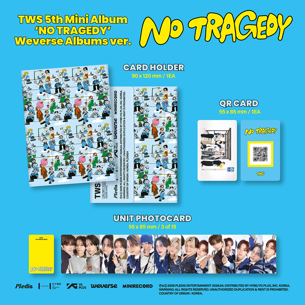 TWS  - 5th Mini Album 'NO TRAGEDY' (Weverse Albums ver.)