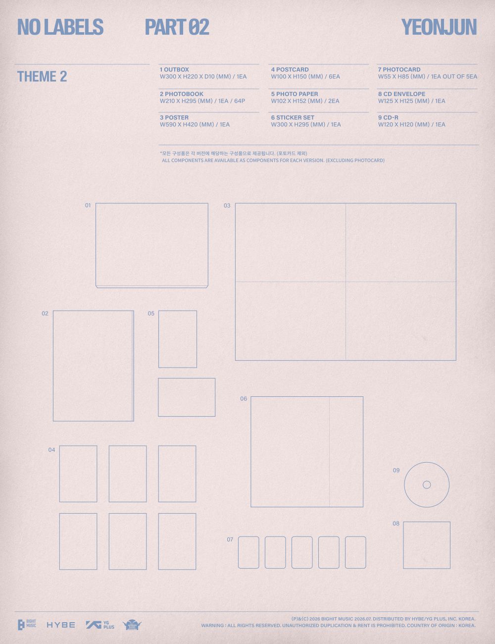 [PRE-ORDER] TXT - YEONJUN - 'NO LABELS: PART 02' (Photobook ver.) (hello82 Exclusive)