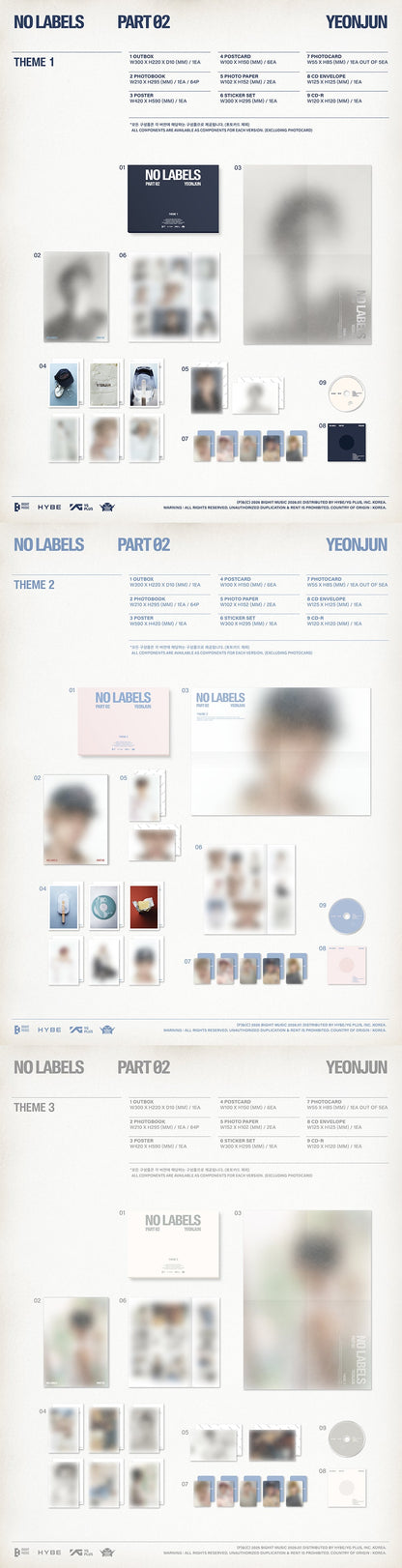 TXT - YEONJUN - 'NO LABELS: PART 02' (Photobook ver.) + MAKESTAR Photocard POB