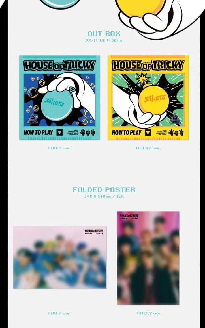 [FINAL SALE] xikers - 2nd Mini-Album 'HOUSE OF TRICKY: HOW TO PLAY' (Korean Version)