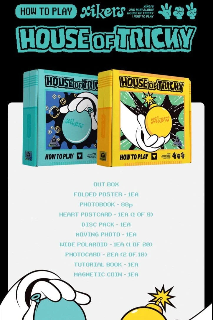 [FINAL SALE] xikers - 2nd Mini-Album 'HOUSE OF TRICKY: HOW TO PLAY' (Korean Version)