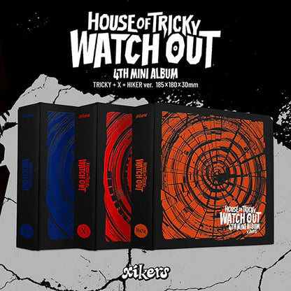 xikers - 4th Mini-Album 'HOUSE OF TRICKY: WATCH OUT' + Apple Music POB Photocard