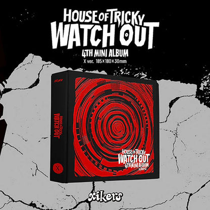 xikers - 4th Mini-Album 'HOUSE OF TRICKY: WATCH OUT' + Apple Music POB Photocard