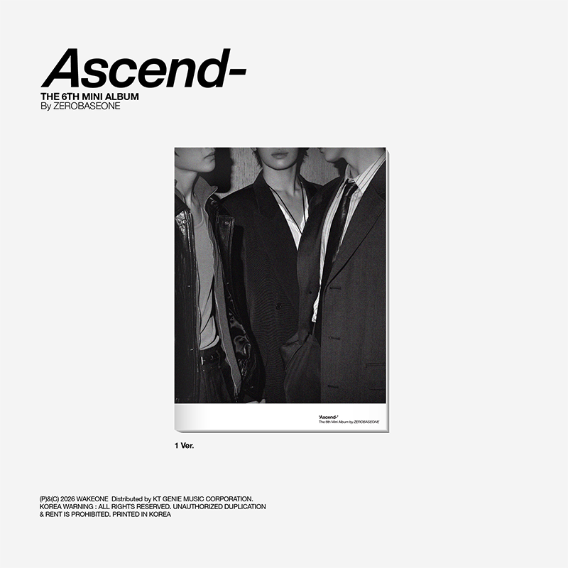 ZEROBASEONE - 6th Mini Album 'Ascend-' (Photobook Ver.) + Apple Music POB