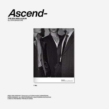 ZEROBASEONE - 6th Mini Album 'Ascend-' (Photobook Ver.) + Apple Music POB