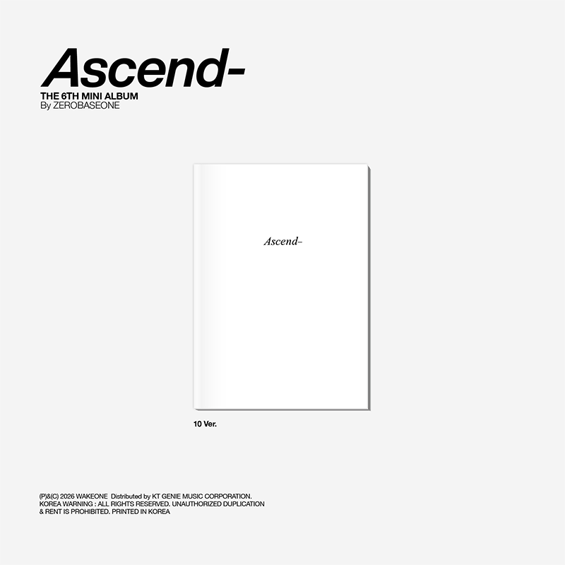 ZEROBASEONE - 6th Mini Album 'Ascend-' (Photobook Ver.) + Apple Music POB