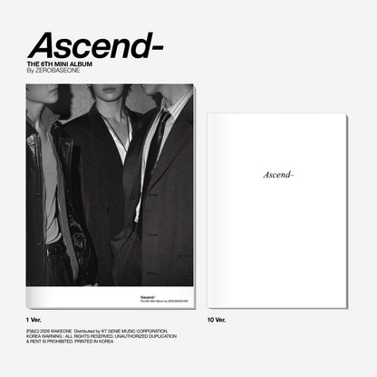 ZEROBASEONE - 6th Mini Album 'Ascend-' (Photobook Ver.) + Apple Music POB