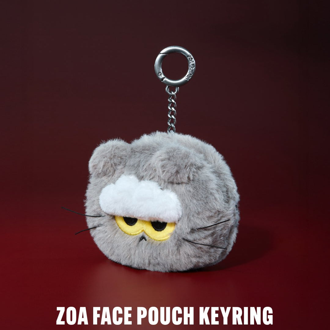 [PRE-ORDER] G-DRAGON - ZOAful Winter POP-UP - ZOA Face Pouch Keyring