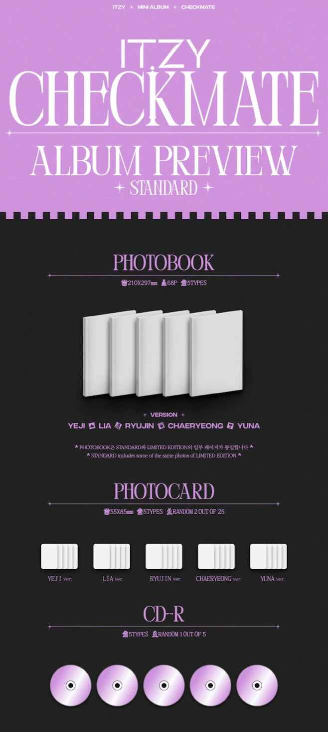 [FINAL SALE] ITZY 있지 - Mini-Album 'CHECKMATE' (Standard Edition)