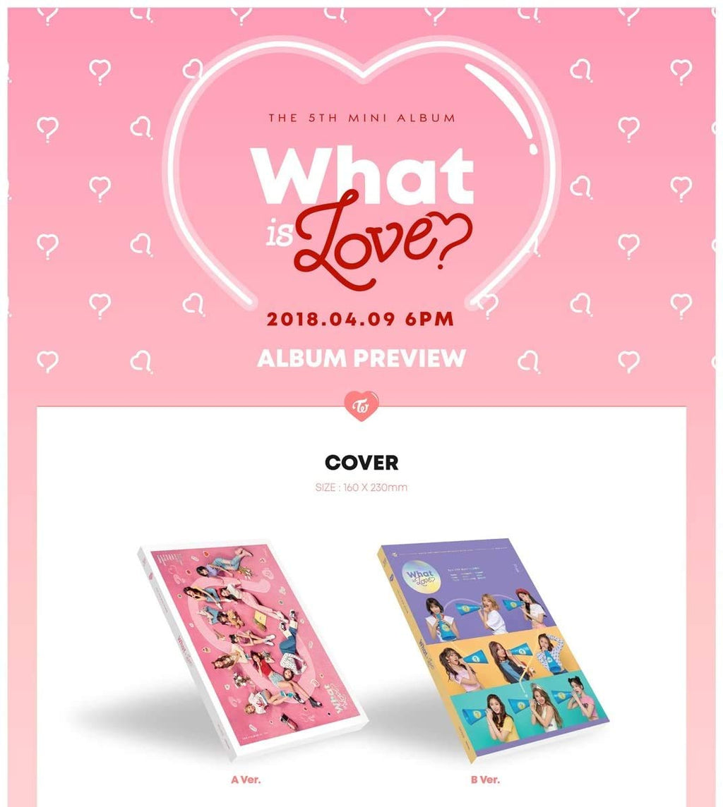 TWICE 트와이스 - 5th Mini-Album 'What is Love?'
