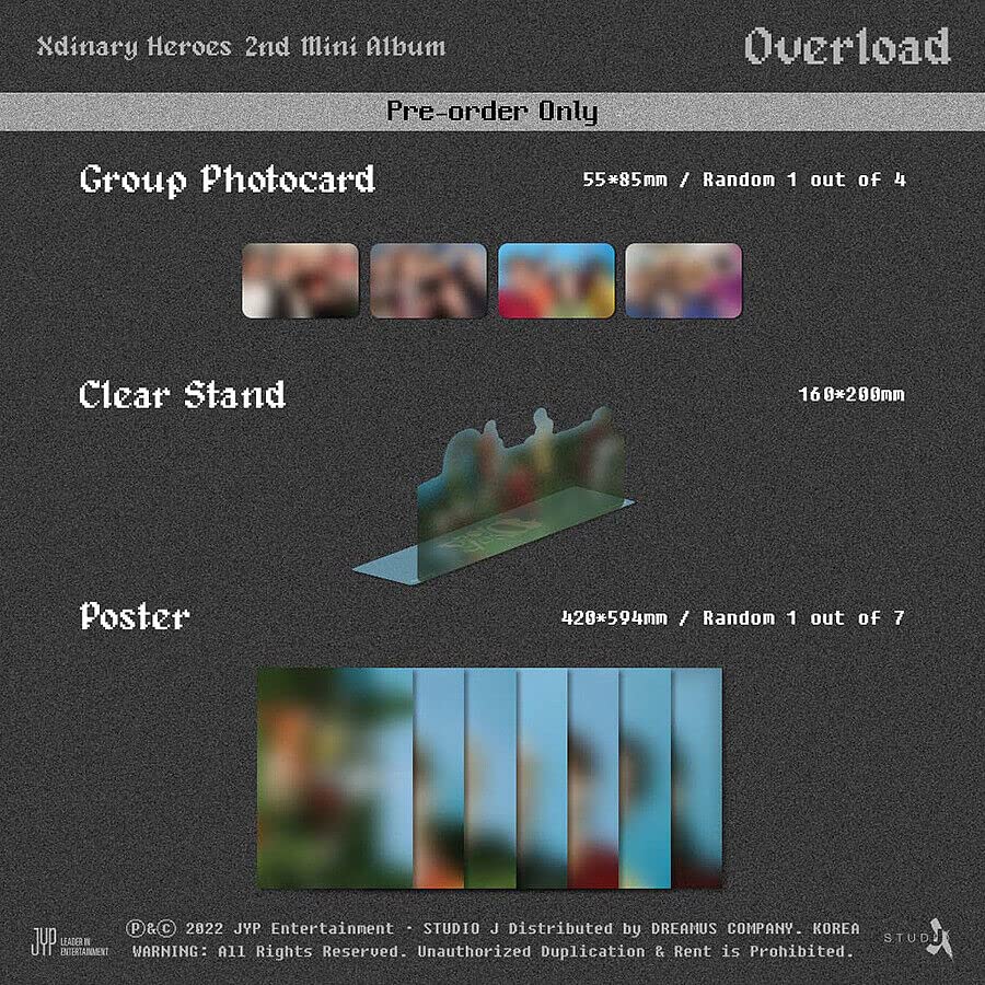 Xdinary Heroes - 2nd Mini-Album 'OVERLOAD'
