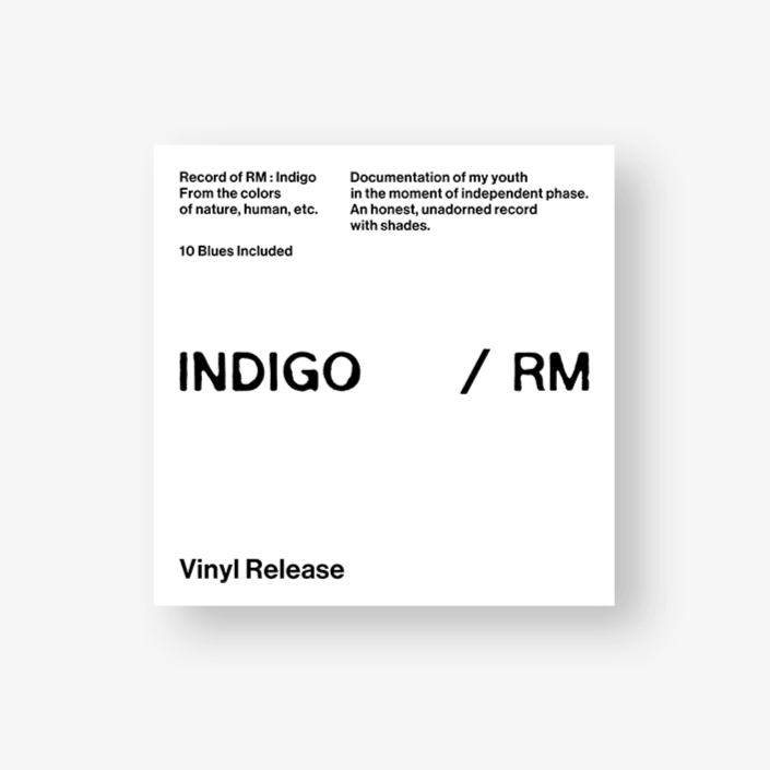 BTS - RM - 1st Single 'Indigo' (Vinyl LP)