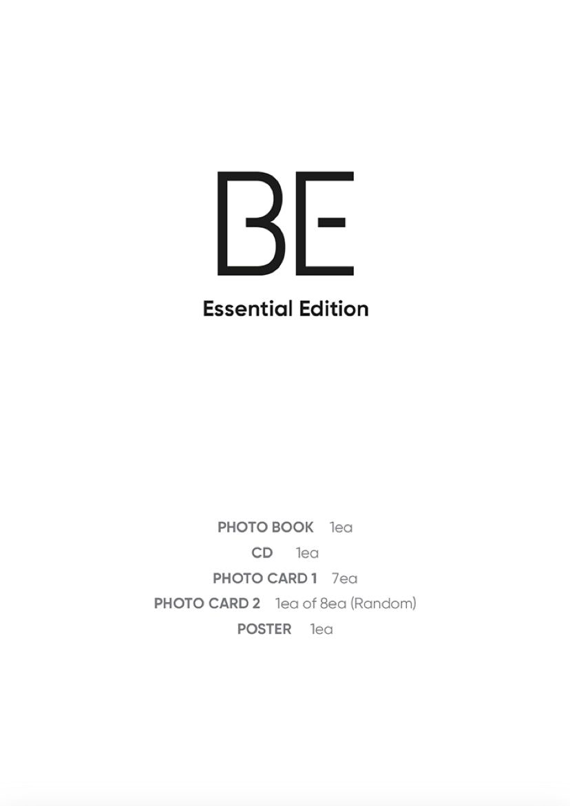 BTS 방탄소년단 - 5th Full Album 'BE' (Essential Edition) – KLOUD K