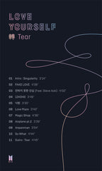 BTS 방탄소년단 - 3rd Full Album 'LOVE YOURSELF: Tear'