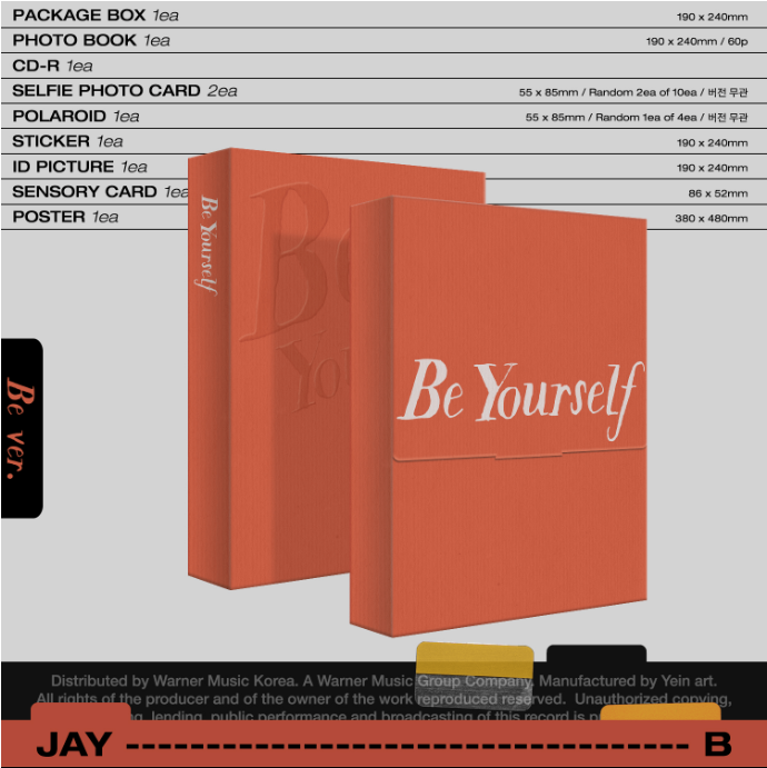 GOT7 - JAY B - 2nd EP 'Be Yourself'