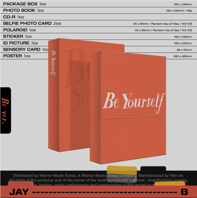 [FINAL SALE] GOT7 - JAY B - 2nd EP 'Be Yourself'