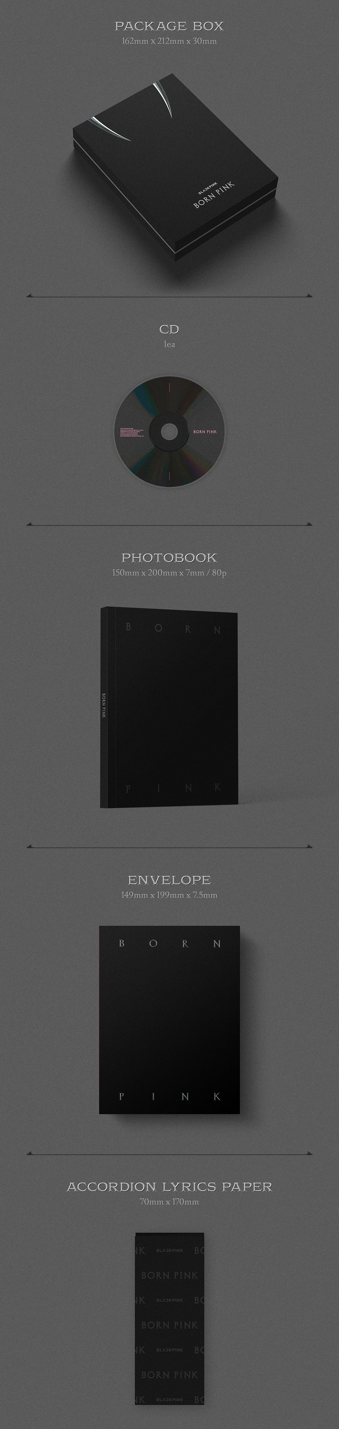 BLACKPINK - 2nd Full Album 'BORN PINK' (Box Set Version) + Apple Music POB Photocard