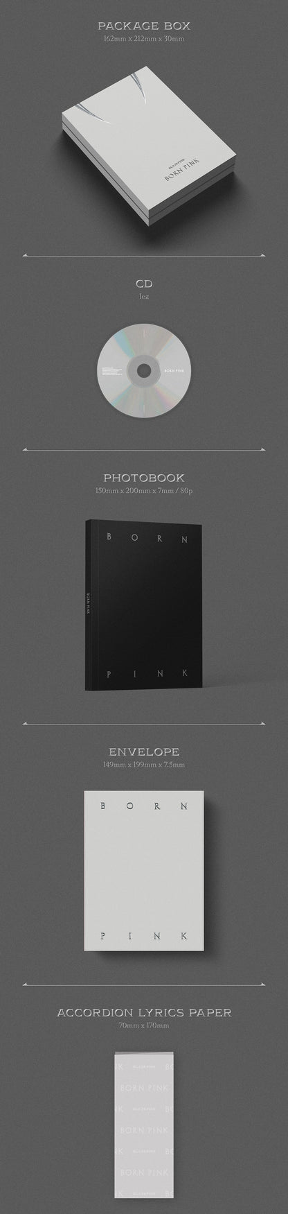 BLACKPINK - 2nd Full Album 'BORN PINK' (Box Set Version)