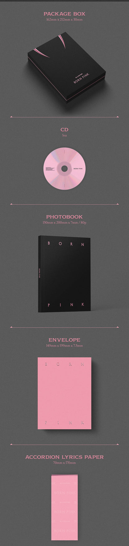 BLACKPINK - 2nd Full Album 'BORN PINK' (Box Set Version)