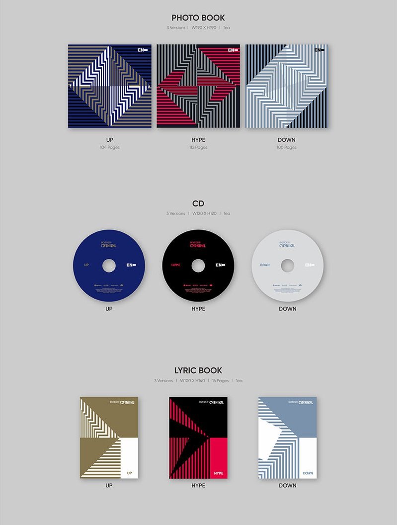 ENHYPEN 엔하이픈 - 2nd Mini-Album 'BORDER: CARNIVAL'
