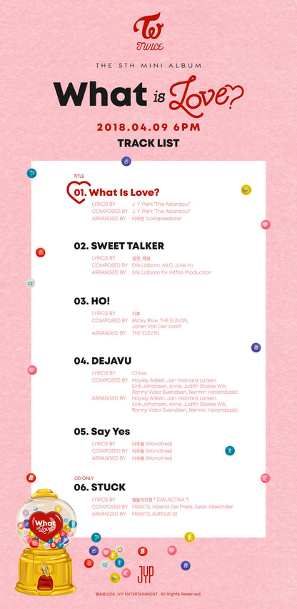TWICE 트와이스 - 5th Mini-Album 'What is Love?'