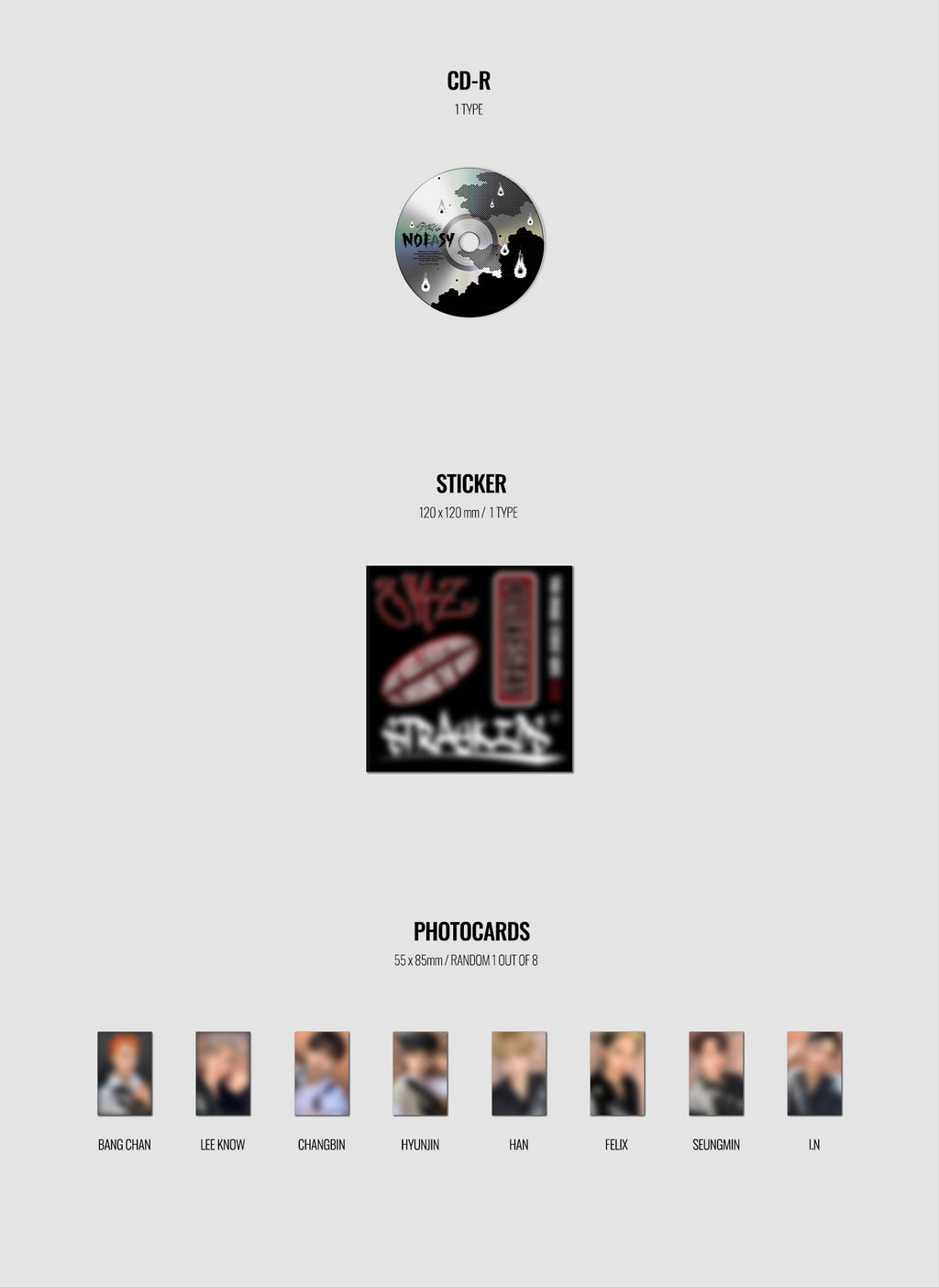 Stray Kids - 2nd Full Album ‘NOEASY' (Jewel Case Version)