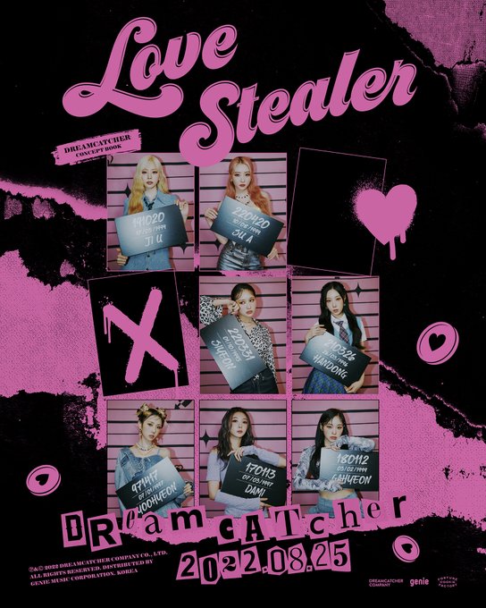 DREAMCATCHER - Concept Book 'LOVE STEALER'