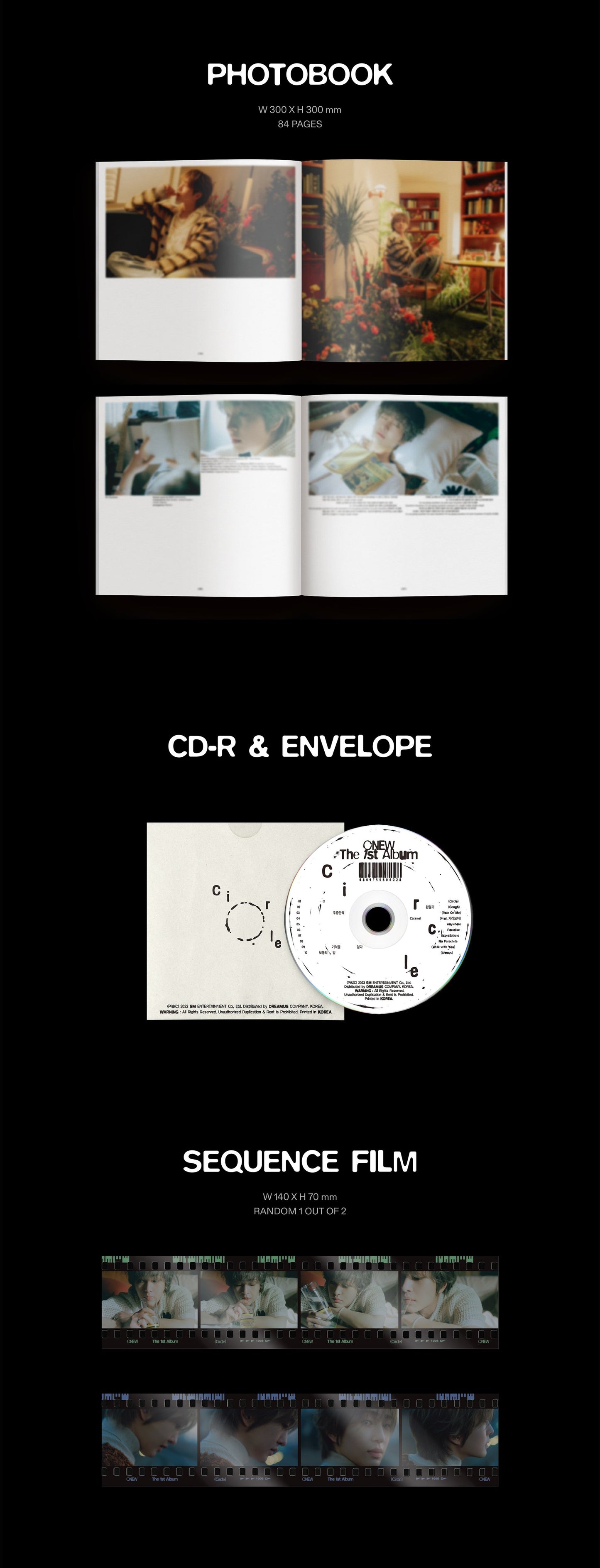SHINee - ONEW - 1st Album 'Circle' (Photobook Version)